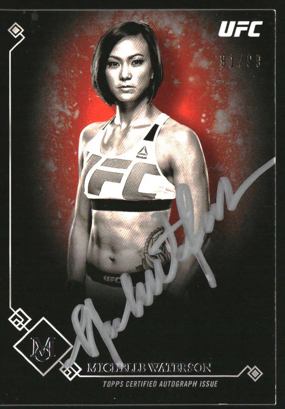 2017 Topps Museum Collection UFC Autographs #MA-MW Michelle Waterson Auto /99