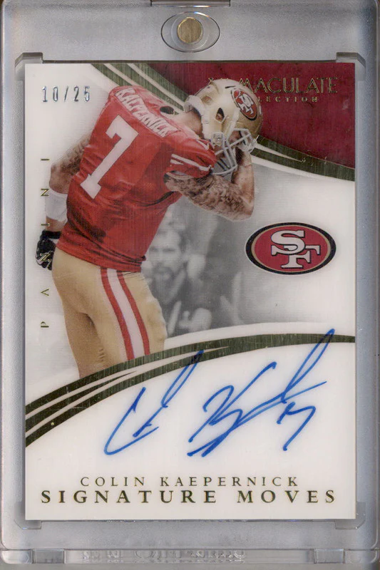 2015 National Treasures Update Signature Moves Colin Kaepernick Auto /25