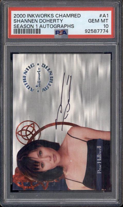 2000 Charmed Season 1 Autographs #A1 Shannen Doherty Auto PSA 10