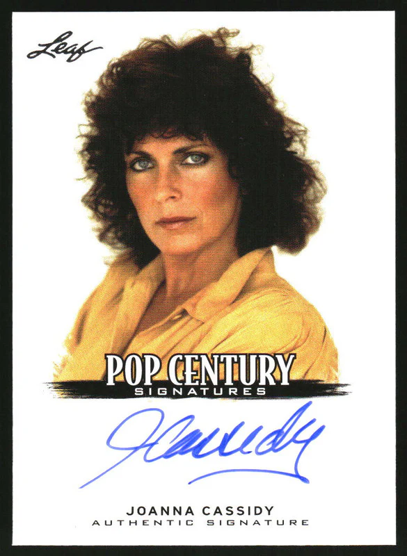 2012 Leaf Pop Century Signatures #BA-JC1 Joanna Cassidy Auto