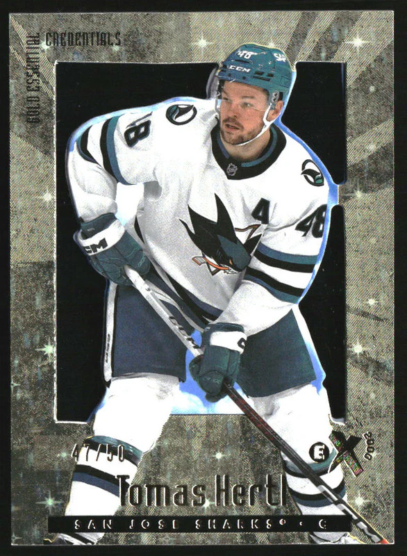 2023-24 Upper Deck Skybox E-X 2000 Essential Credentials Gold Tomas Hertl /50