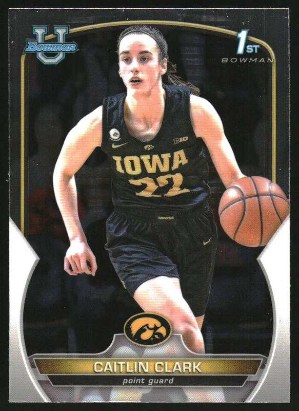 2022-23 Bowman Chrome University #50 Caitlin Clark RC