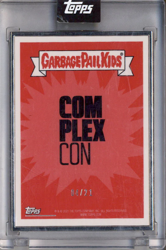 2021 Garbage Pail Kids Silver Frame Spray Can Dan /21 - Image 2