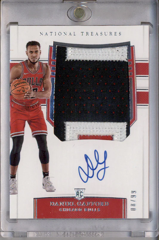 2019-20 Panini National Treasures #145 Daniel Gafford RC Auto /99