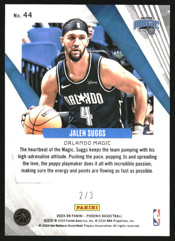 2023-24 Panini Phoenix Starry FOTL #44 Jalen Suggs /3 - Image 2