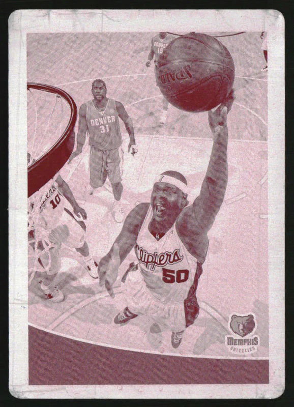 2009-10 Topps Press Plates Magenta #113 Zach Randolph 1/1