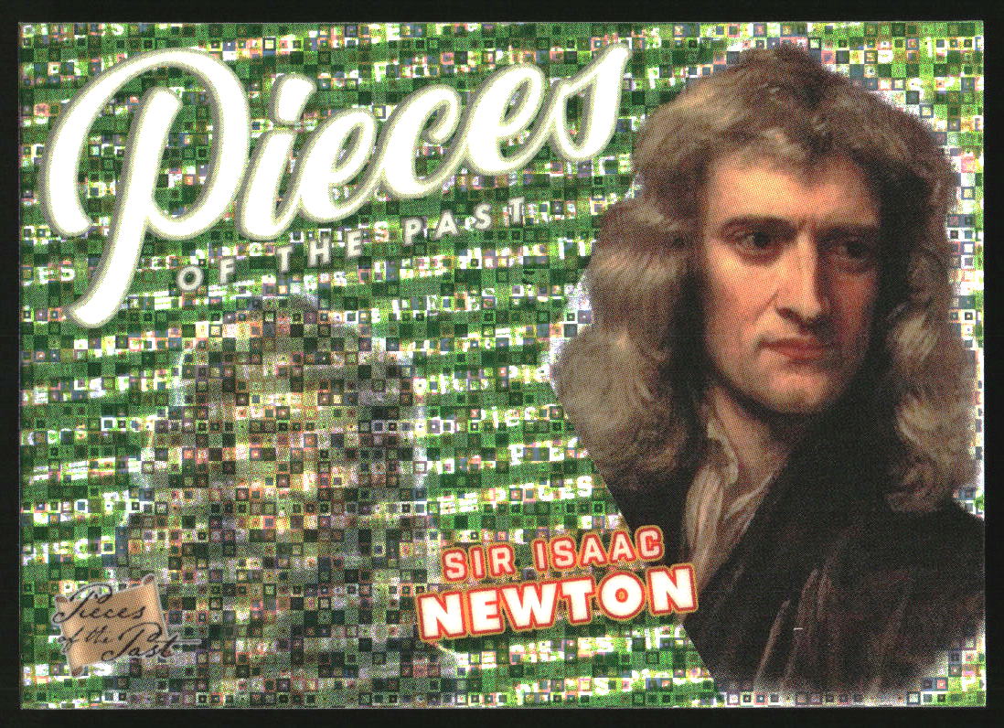 2021 Super Products Pieces of the Past Green Sir Isaac Newton 1/1