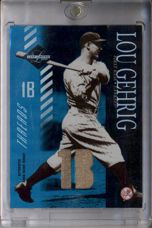 2003 Leaf Limited Threads Position #155 Lou Gehrig /5