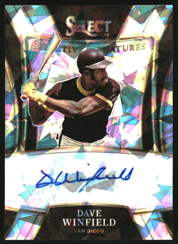 2022 Select Selective Signatures Cracked Ice #SS-DW Dave Winfield Auto /25
