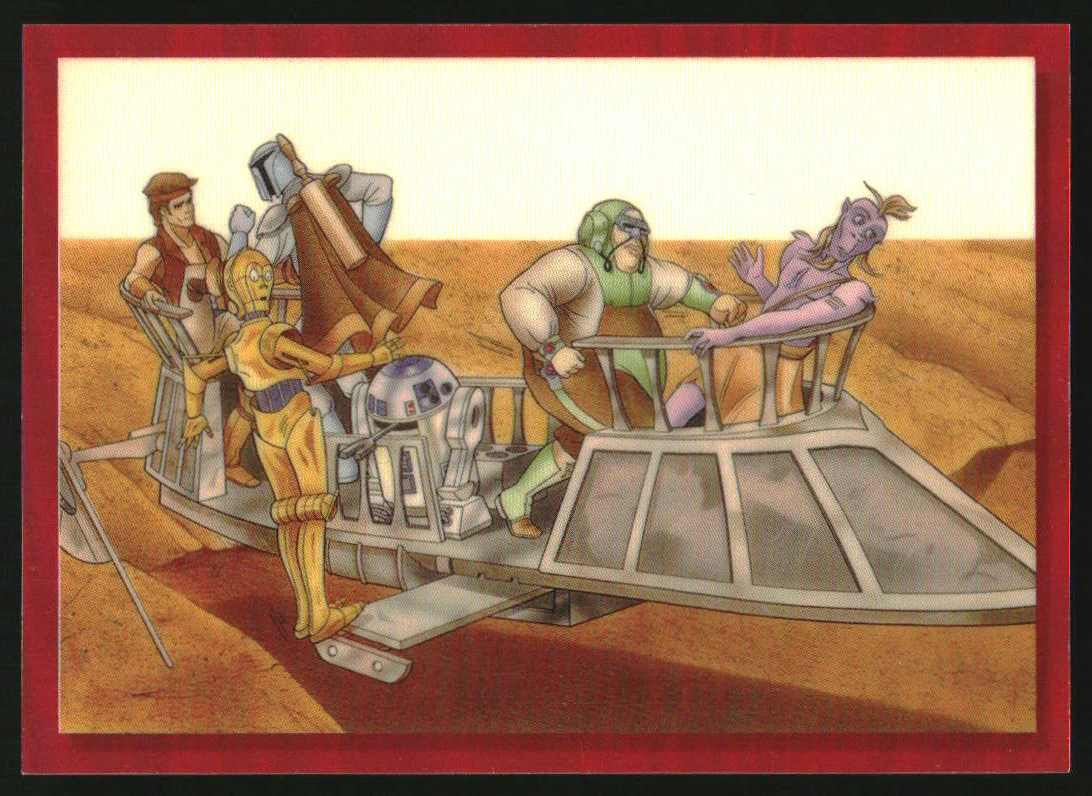 2021 Topps Chrome Star Wars Galaxy Vintage Star Wars Red #V-3 Star Destroyer /5