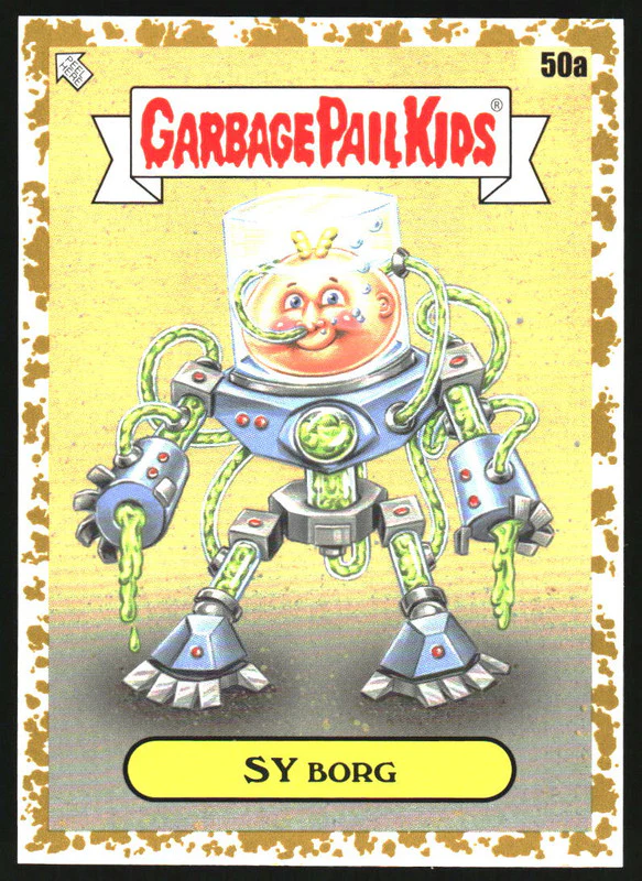 2020 Topps Garbage Pail Kids 35th Anniversary Fools Gold 35th #50a Sy Borg /35