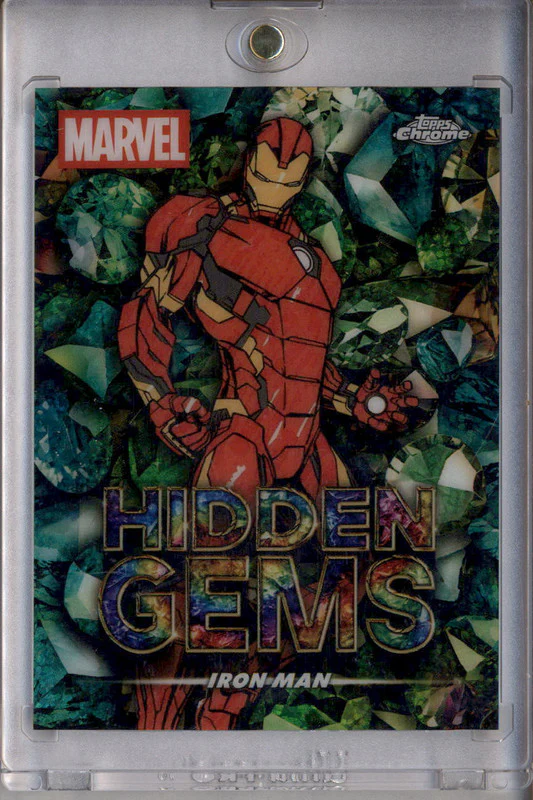 2025 Topps Chrome Marvel Hidden Gems #HG-1 Iron Man