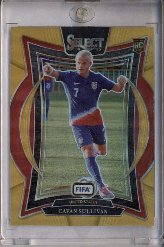 2024-25 Panini Select FIFA Set Terrace Gold #98 Cavan Sullivan RC /10
