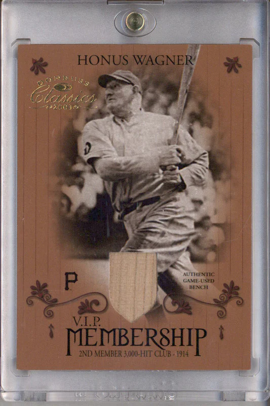 2003 Donruss Classics Membership VIP Memorabilia #M3 Honus Wagner /14