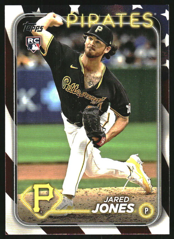 2024 Topps Update Independence Day #US49 Jared Jones RC /76