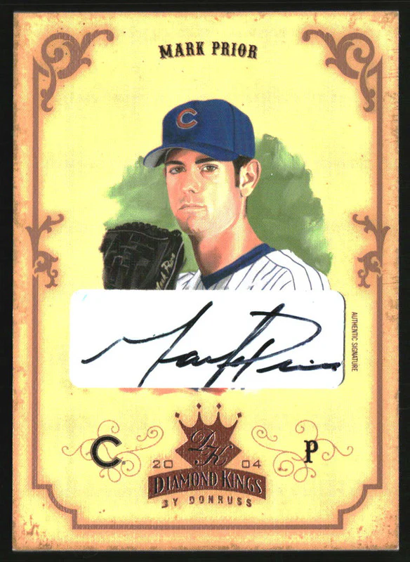 2004 Donruss Diamond Kings DK Signatures Bronze #36 Mark Prior Auto 1/1