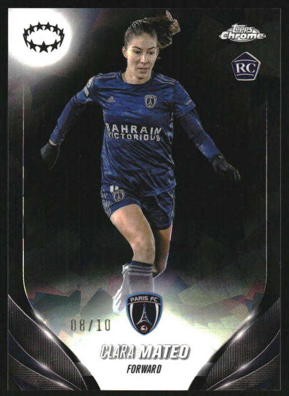 2023-24 Topps Chrome Sapphire Edition UEFA Women's Black #41 Clara Mateo /10