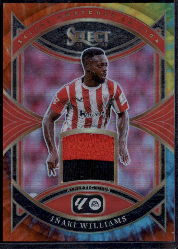 2024 Select La Liga Select Swatches Tie-Dye Prizm #SW-IW Inaki Williams /25