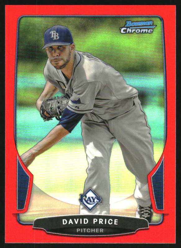 2013 Bowman Chrome Red Refractors #219 David Price /5