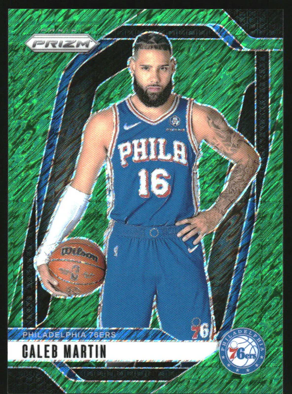 2024-25 Panini Prizm Green Shimmer Prizm FOTL #67 Caleb Martin /5