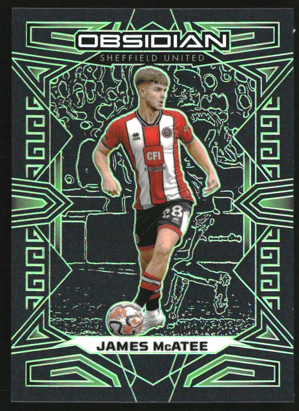 2023 Panini Obsidian Electric Etch Green #111 James McAtee /5