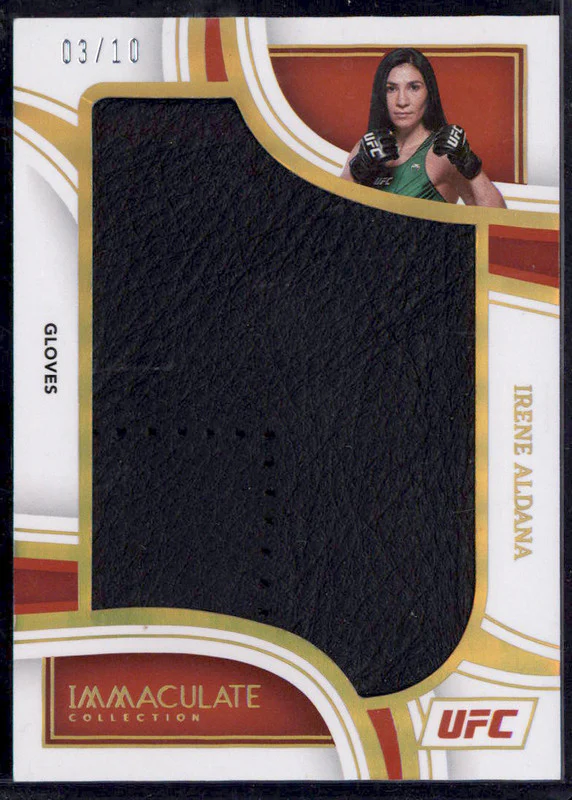 2023 Immaculate Collection UFC Jumbo Memorabilia Gloves #JM-IAD Irene Aldana /10