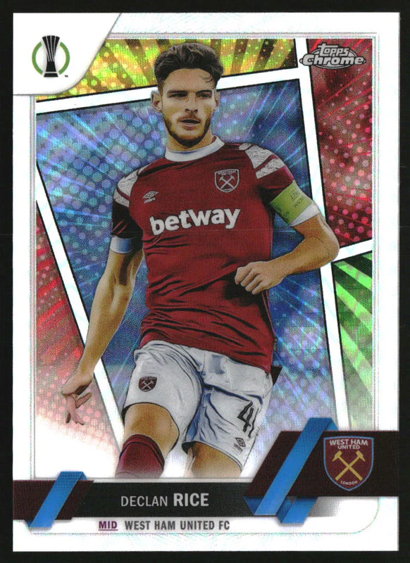2022-23 Topps Chrome UEFA Club Competitions Hero Variations #41 Declan Rice