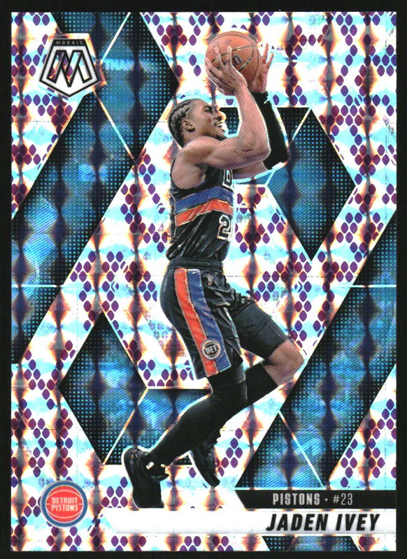 2024-25 Panini Mosaic Purple Snakeskin Mosaic #159 Jaden Ivey /24