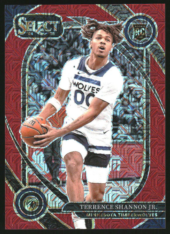 2024-25 Panini Select Courtside Red Mojo Prizm #278 Terrence Shannon Jr. RC /20