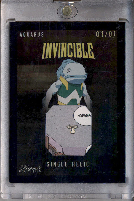 2025 Keepsake Invincible Season 1 Single Relic Black #474 Aquarus 1/1