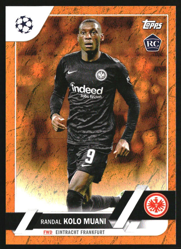 2022-23 Topps UEFA Club Competitions Orange #149 Randal Kolo Muani RC /25