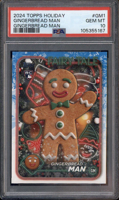 2024 Topps Holiday #GM1 Gingerbread Man RC Rookie PSA 10