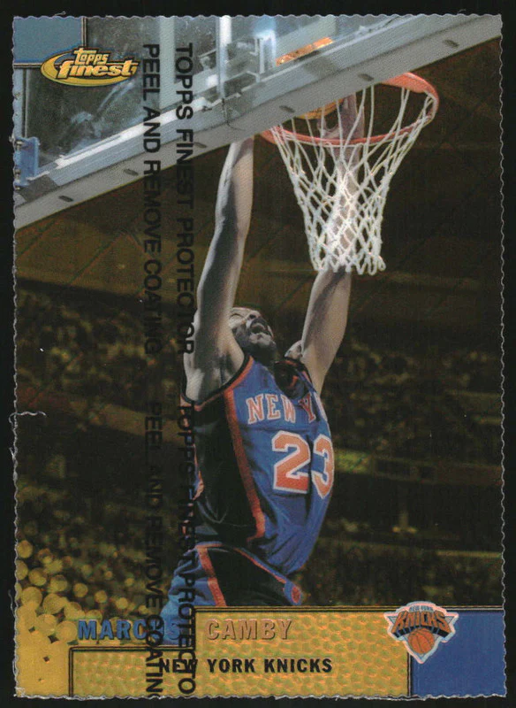 1999-00 Topps Finest Gold Refractors #207 Marcus Camby /100