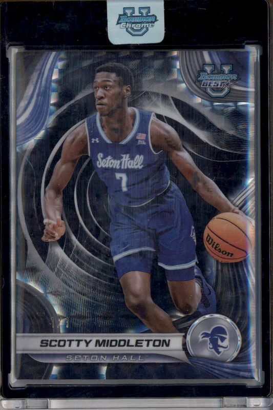 2024-25 Bowman Bowman's Best University Geometric Refractor #79 Scotty Middleton