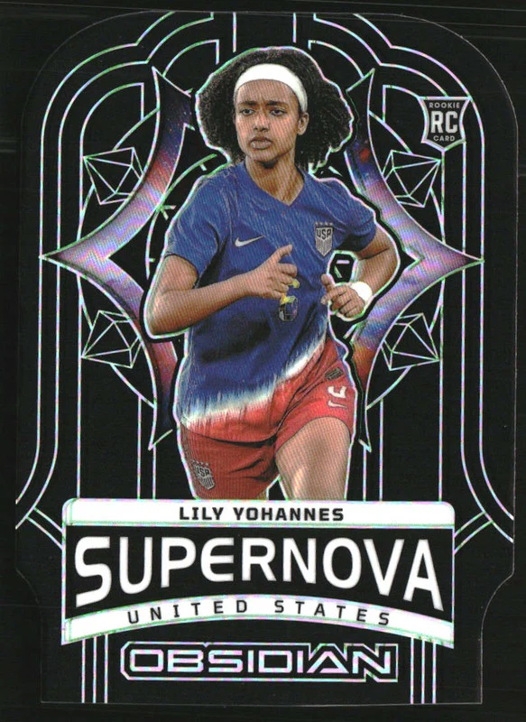 2024-25 Panini Obsidian Supernova Electric Etch Green #21 Lily Yohannes /5