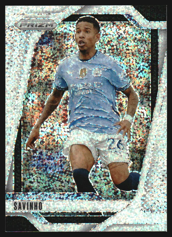 2024-25 Panini Prizm Premier League White Sparkle Prizm #5 Savinho