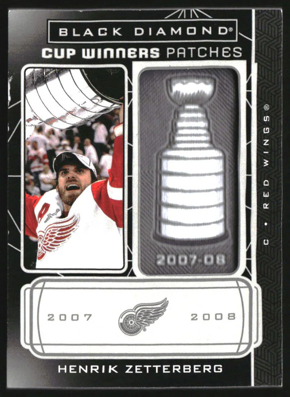 2007-08 Black Diamond Run for the Cup #CUP8 Henrik Zetterberg