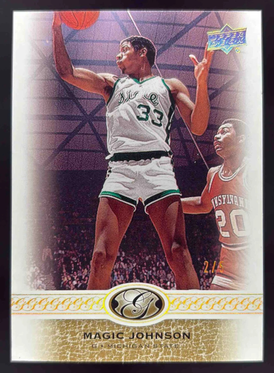 2011-12 Upper Deck All-Time Greats Gold Spectrum #148 Magic Johnson /5