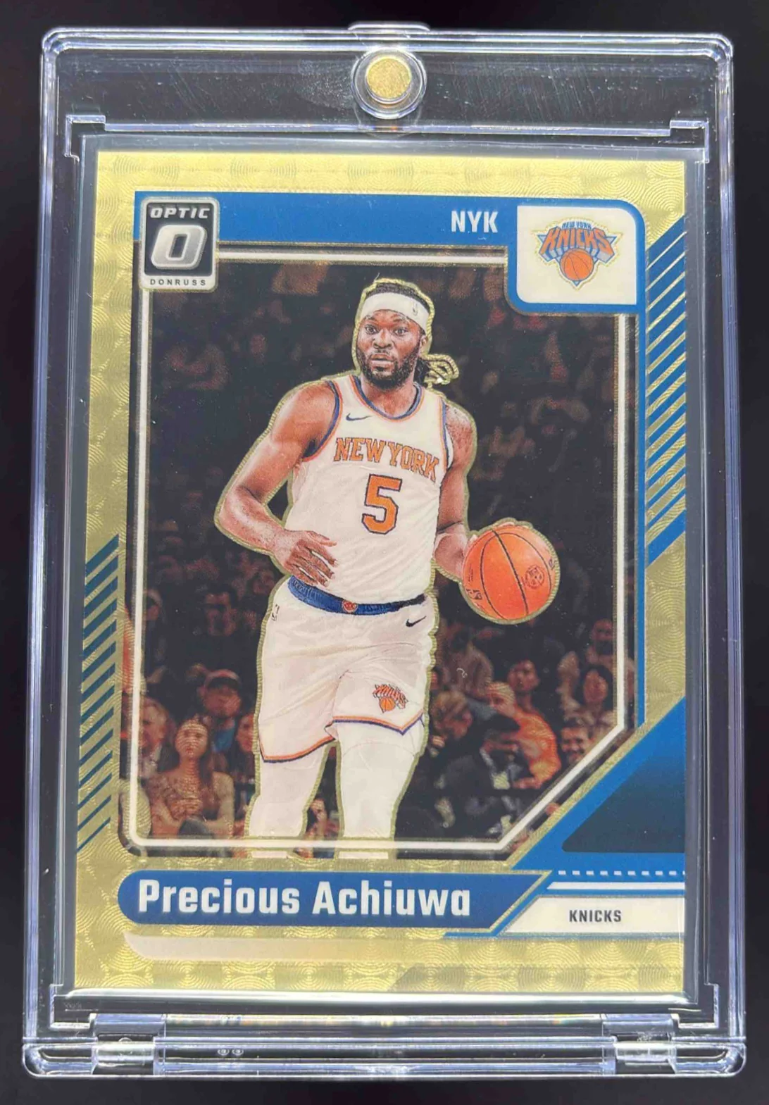 2024-25 Panini Donruss Optic Gold Vinyl #201 Precious Achiuwa 1/1