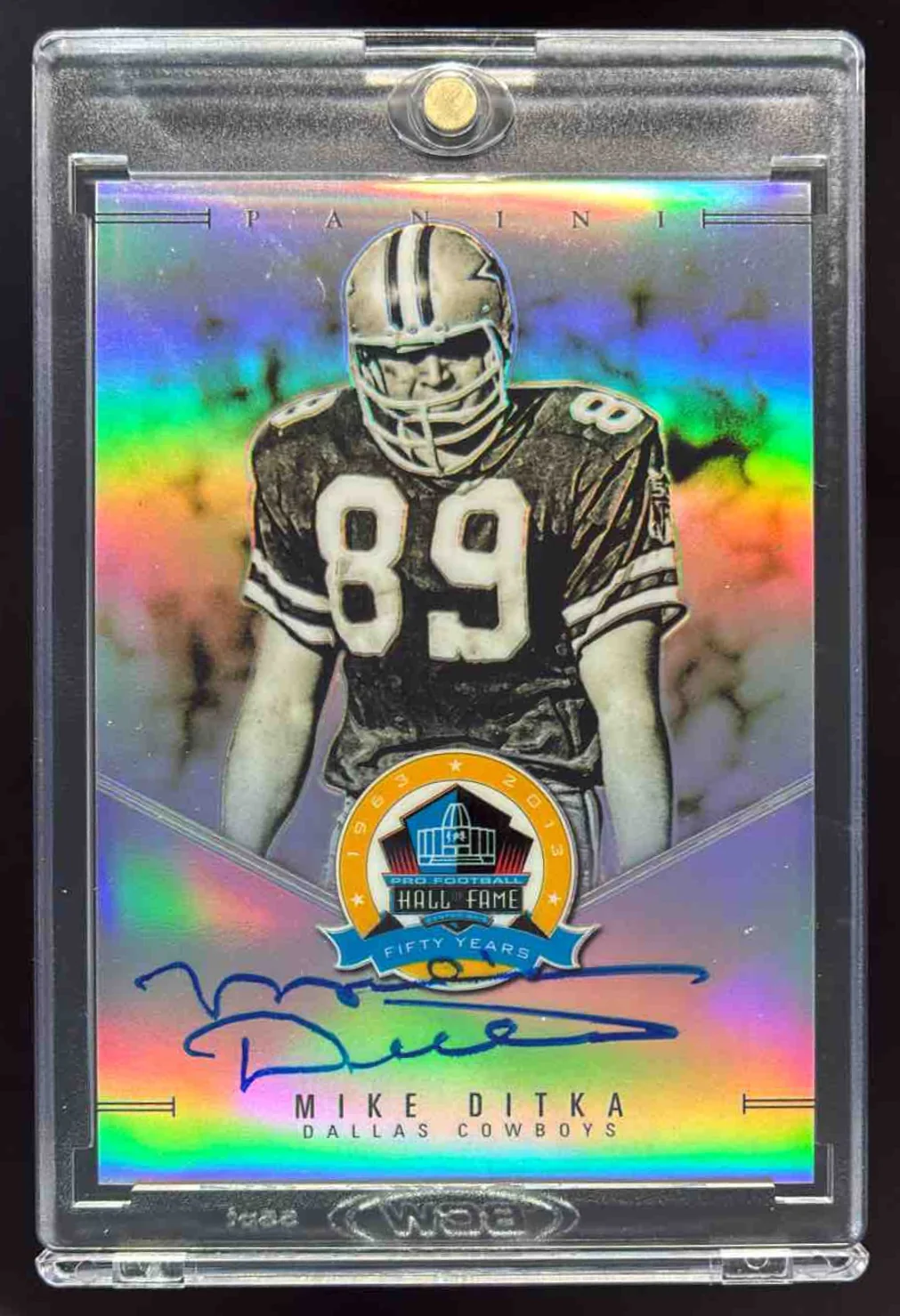 2019 Panini Hall of Fame Autograph Mike Ditka Auto /50