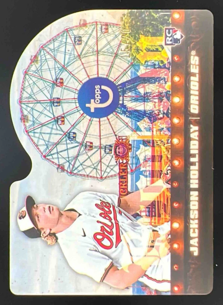 2024 Topps Brooklyn Collection Die-Cut Variation #17 Jackson Holliday RC /20