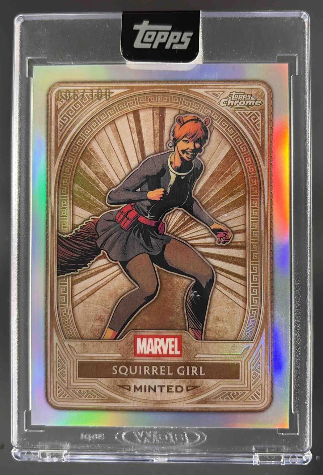 2025 Topps Mint Marvel Chrome Refractor #45 Squirrel Girl Bronze /100