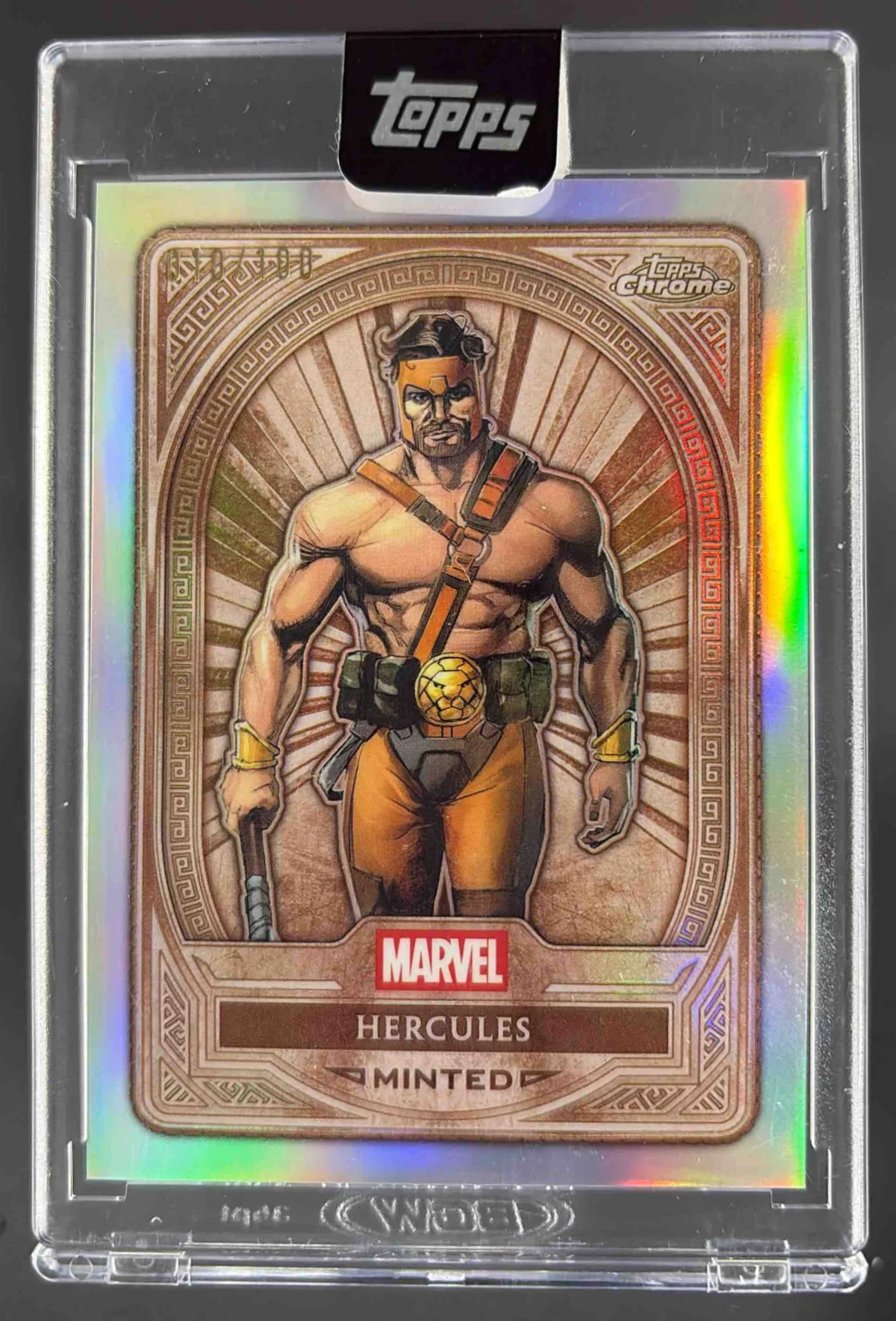 2025 Topps Mint Marvel Chrome Refractor #1 Hercules Bronze /100