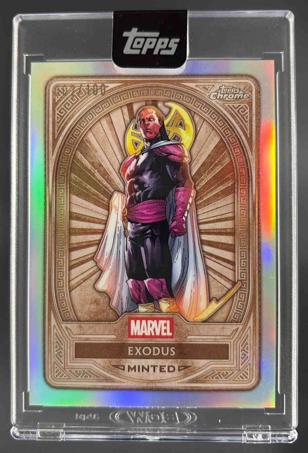 2025 Topps Mint Marvel Chrome Refractor #2 Exodus Bronze /100