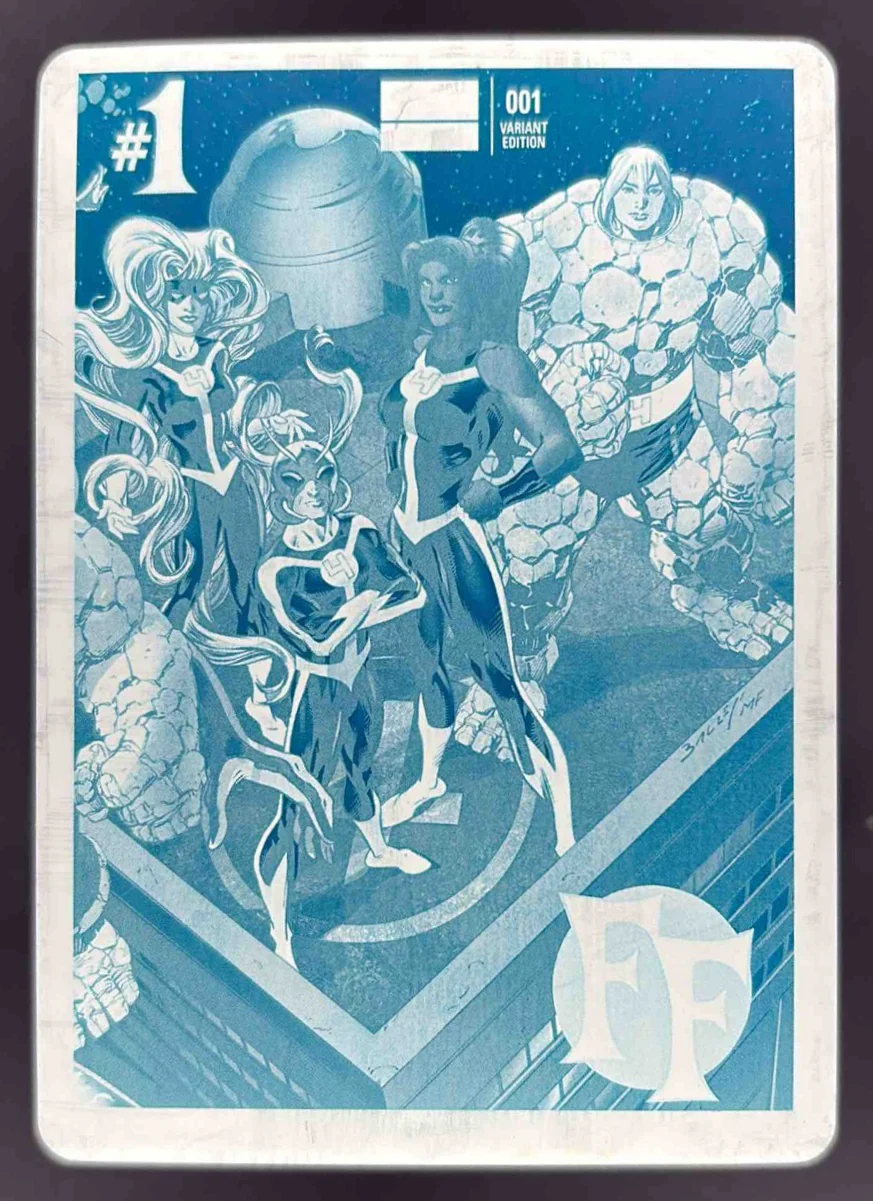 2013 Upper Deck Marvel Now! Printing Plate Cyan 107-MB FF #1 1/1
