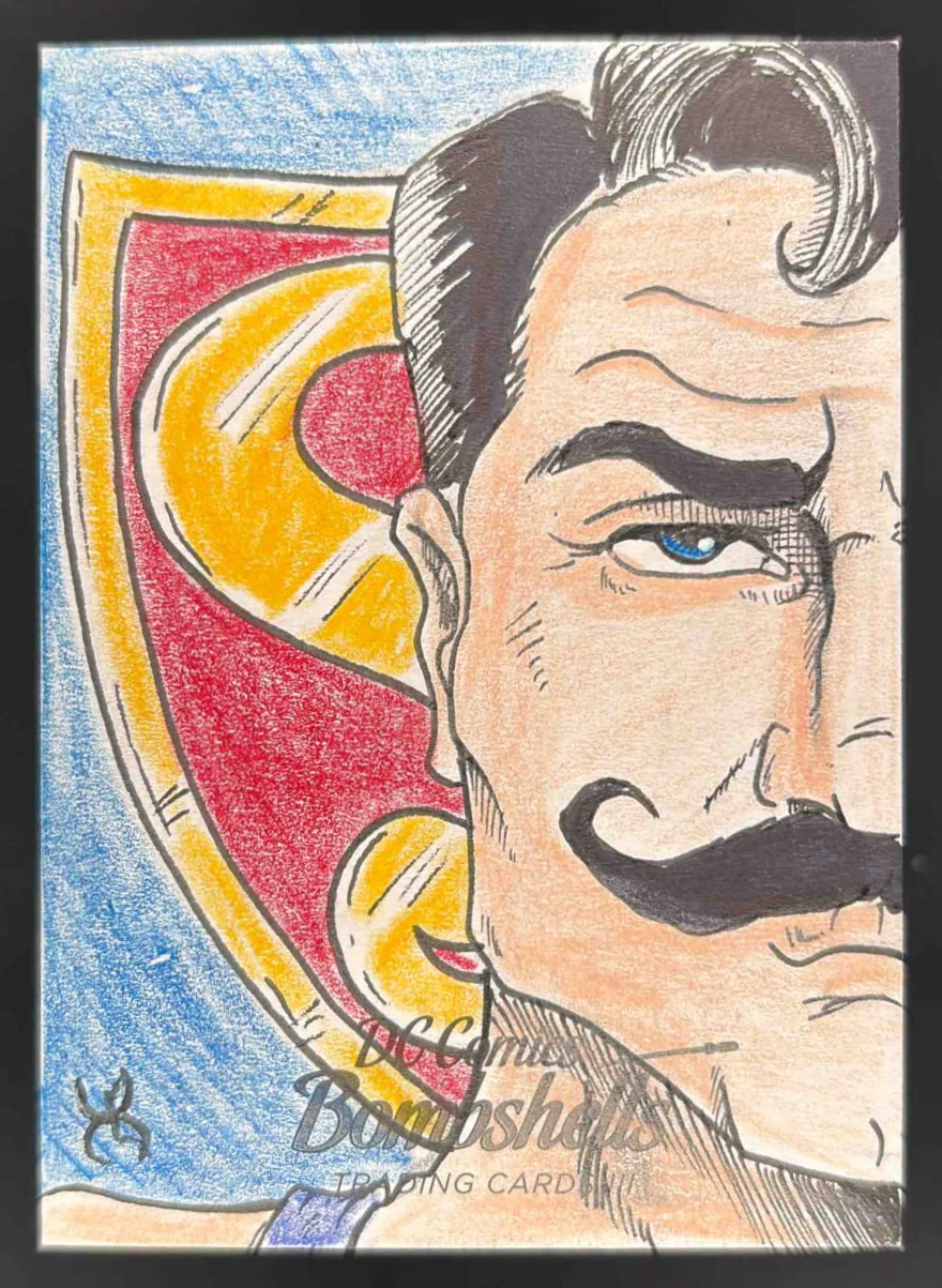 Cryptozoic DC Comics bombshells Sketch Card Kyle Burless 1/1