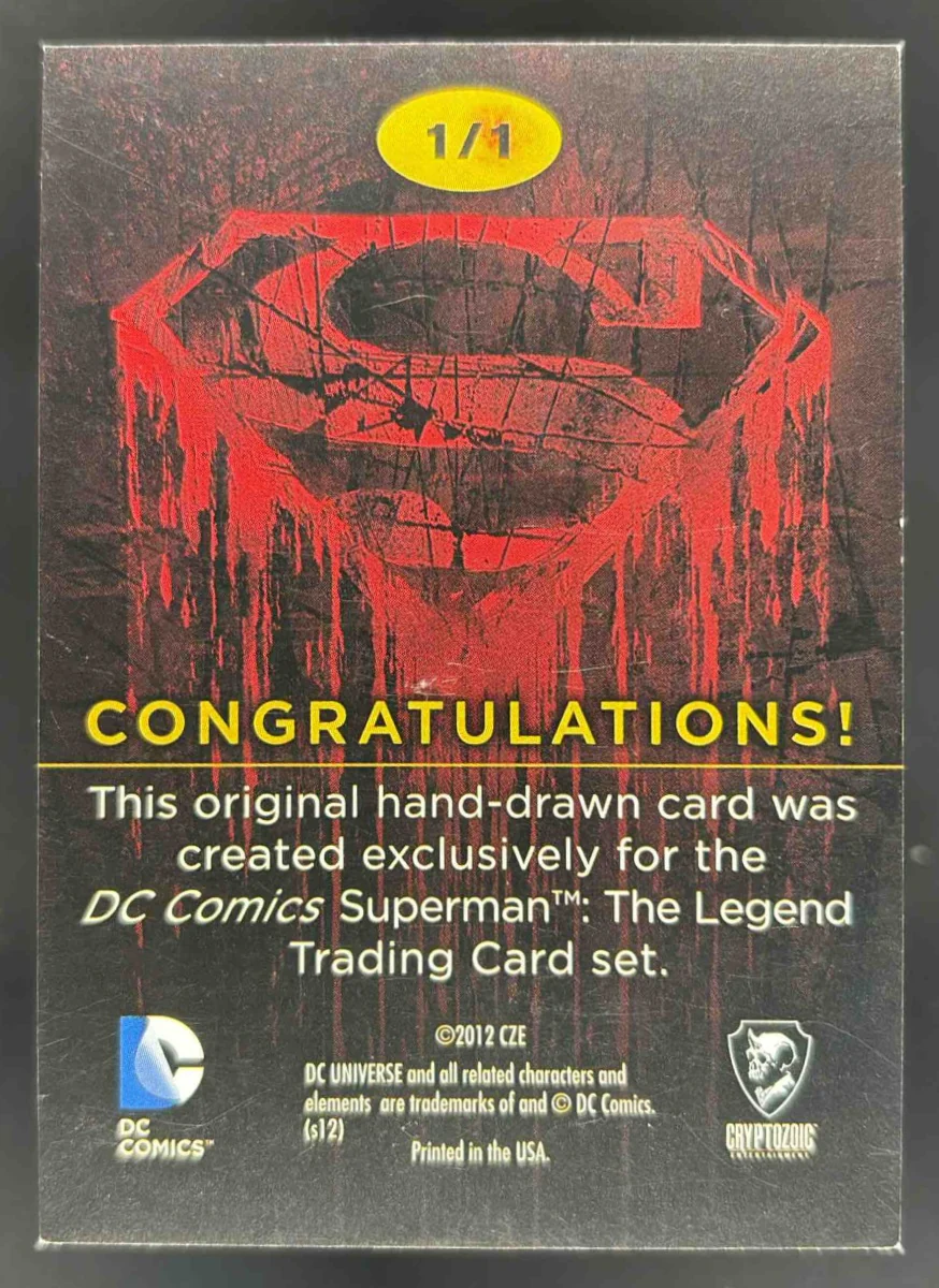 2012 Cryptozoic Hand-Drawn Artist Sketch Card Cami 1/1 - Image 2