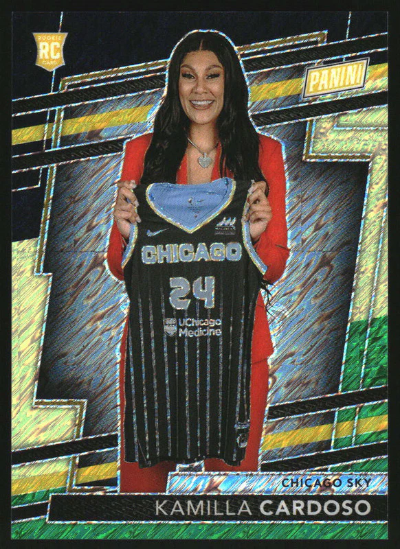 2024 National Convention VIP Rookies Blue Yellow Green Kamilla Cardoso RC /44