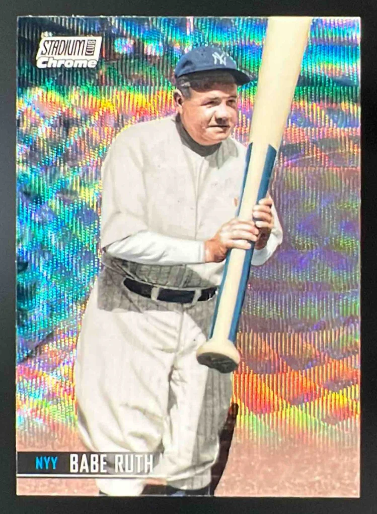 2021 Topps Stadium Club Chrome Wave Refractor #32 Babe Ruth