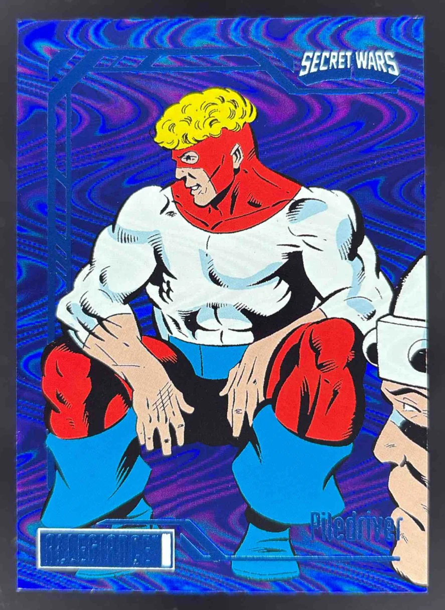 2024 Upper Deck Marvel Allegiance Secret Wars Blue Swirl #6 Piledriver /10